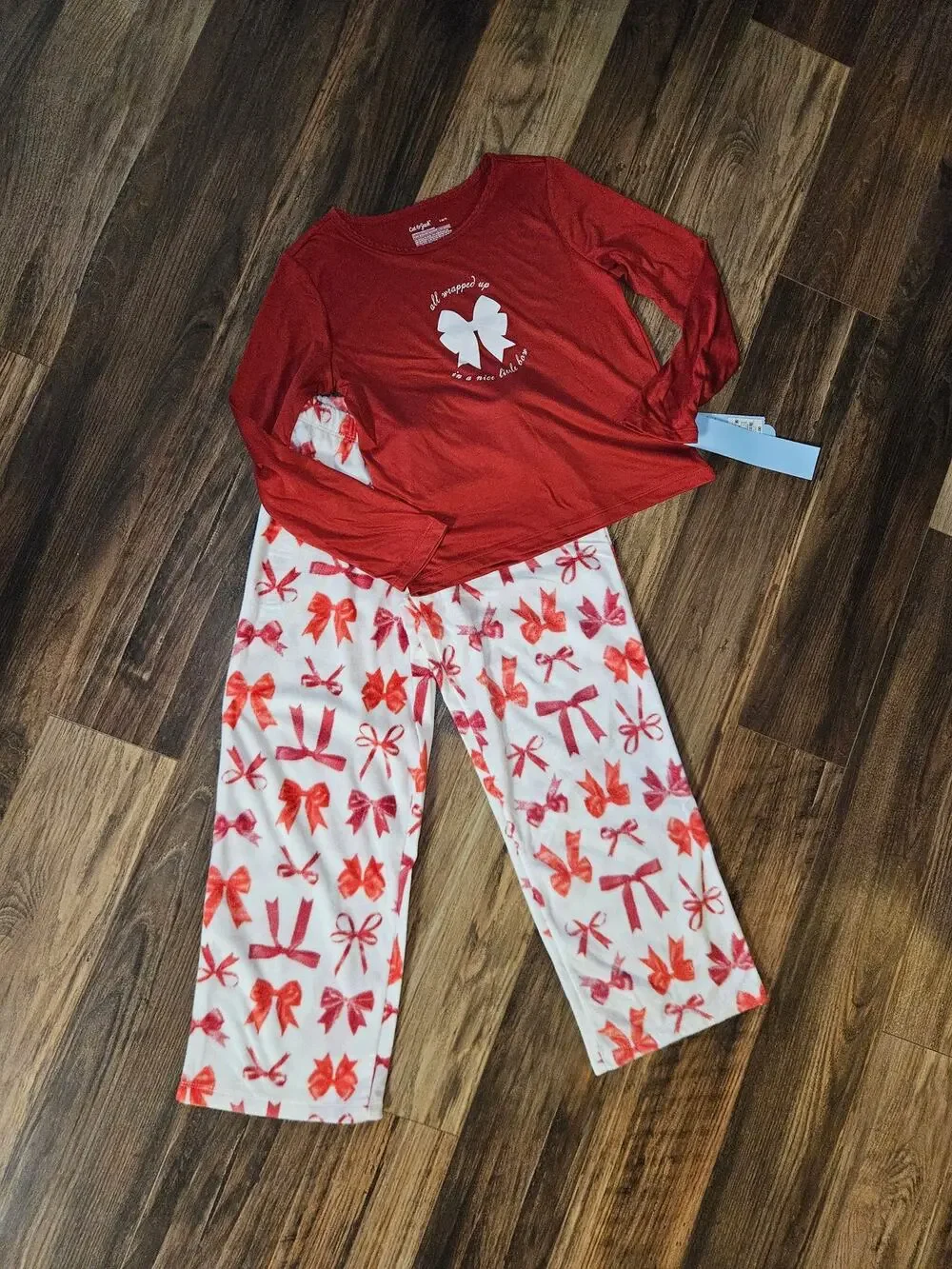 Cat & Jack Girls Snuggly Soft Pajama Set NWT Size S 6/7